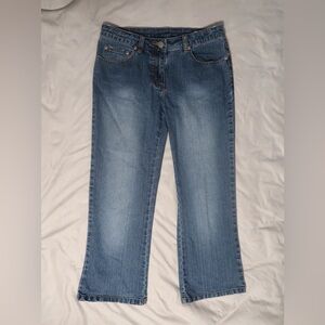 Lilly Pulitzer Women's 2 Palm Beach Fit Cropped Capri Jeans